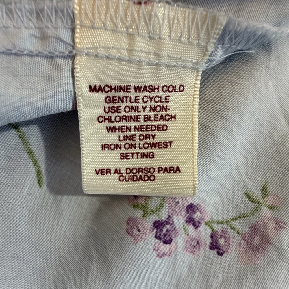 Worthington Maxi Dress blue floral size 4 - Picture 5 of 11